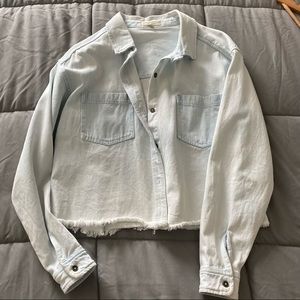 Chelsea & Violet light wash denim jacket